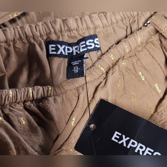 Express Cotton / Metallic Sundress XS New - Picture 5 of 7